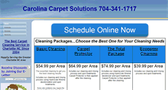 Desktop Screenshot of carolinacarpetsolutions.com